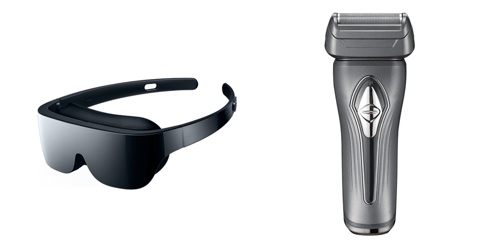 Smart glass & shaver